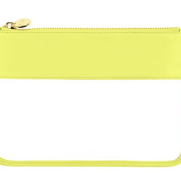 Stoney Clover Lane clear flat pouch Clear NWT LIME "STUFF" - Picture 6 of 7